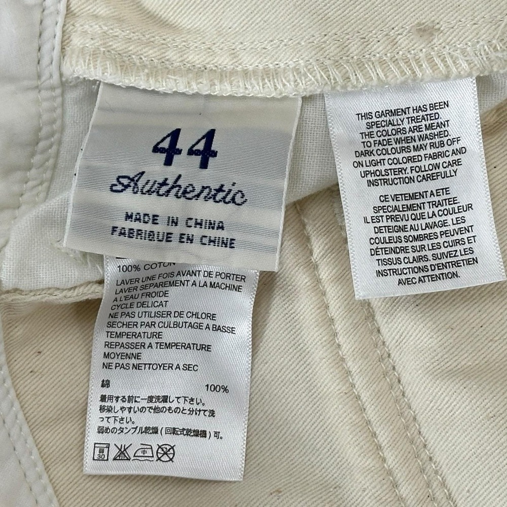Tommy Bahama Shorts Mens 44 White Cargo 100% Cotton Marlin Embroidered 10 Inseam - Picture 6 of 10